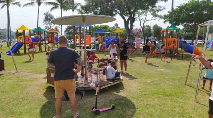 Com programação animada Prainha reúne crianças e adultos