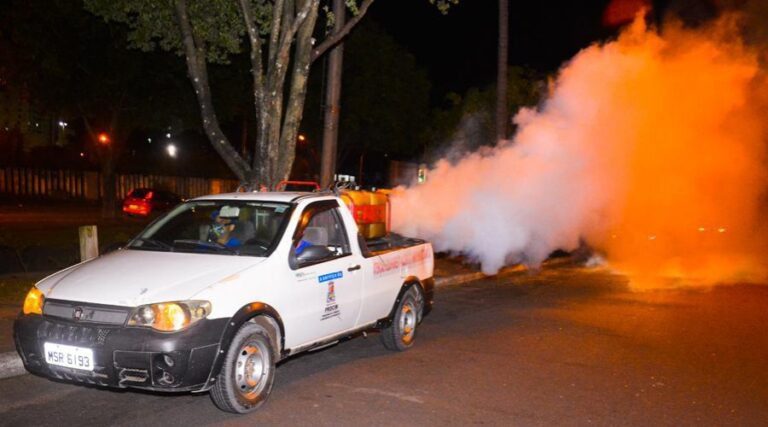 Confira a rota do fumacê no mês de maio