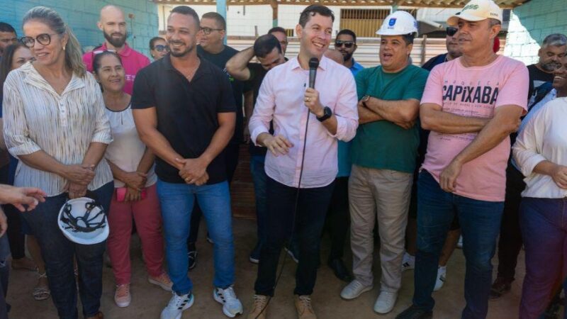 Avanço das obras na Unidade de Saúde de Rio Marinho atrai visita da comunidade ao espaço em construção