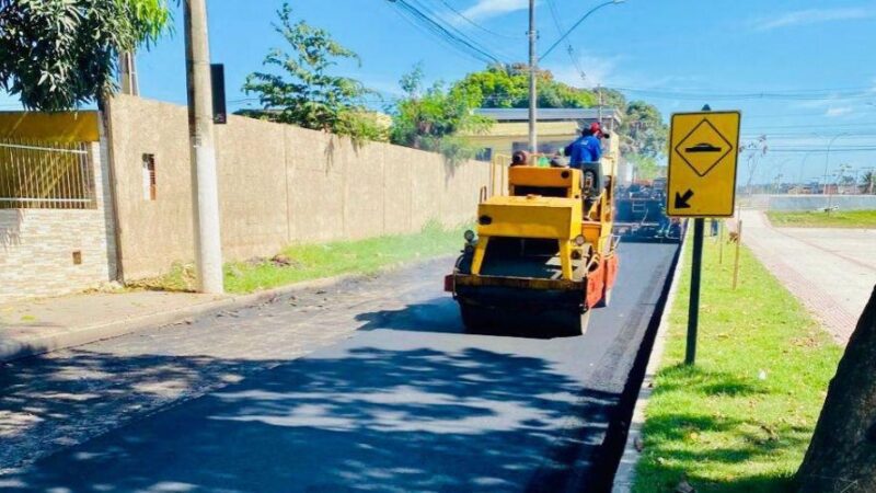 Avenida Rio Marinho em Cobilândia Passa por Obras de Recapeamento Asfáltico