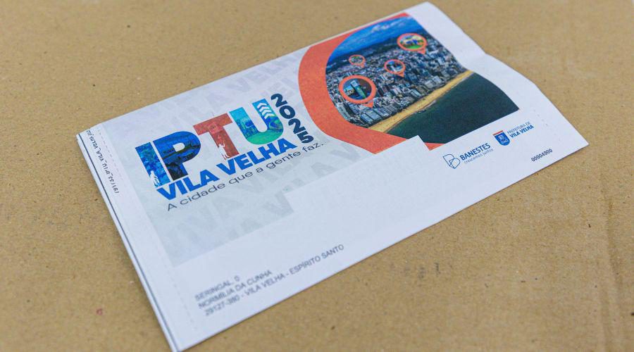 Vila Velha inicia entrega dos carnês do IPTU 2025 nesta sexta-feira