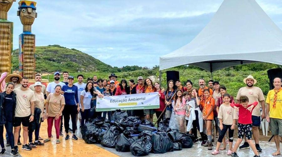 Jacarenema recebe mutirão e retira uma tonelada de lixo em ação ambiental