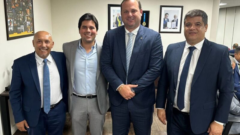 Presidente da Câmara de Vila Velha vai a Brasília em busca de recursos para esportes e educação no trânsito