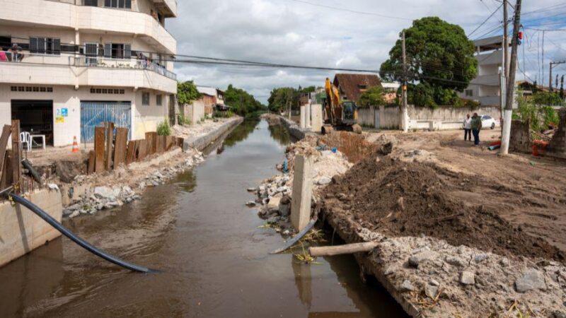 Obra de macrodrenagem no Canal do Congo beneficiará milhares de moradores