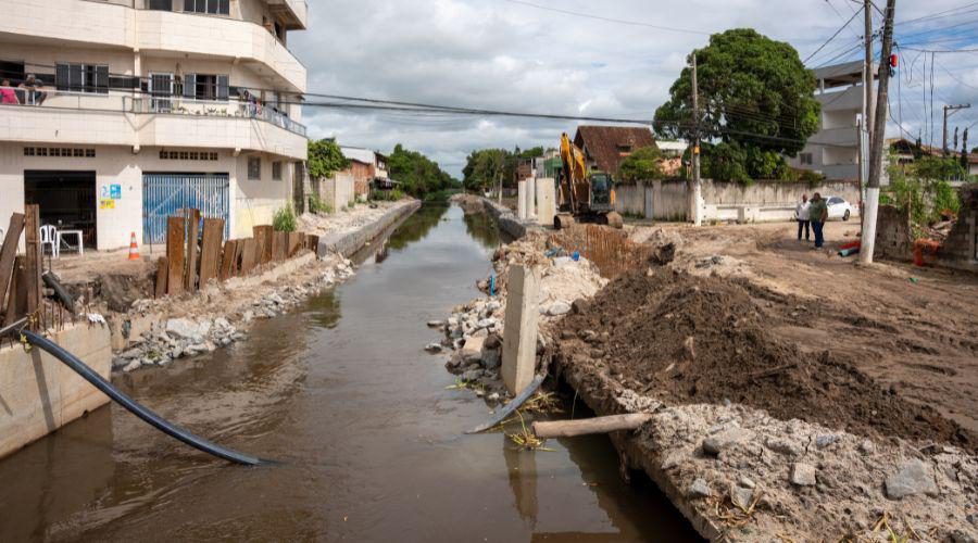 Obra de macrodrenagem no Canal do Congo beneficiará milhares de moradores