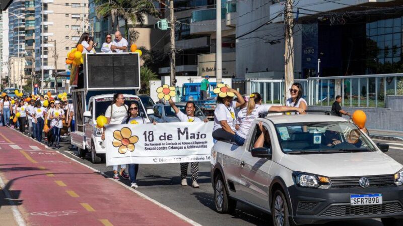 Assistência Social realiza caminhada de conscientização contra a exploração infantil
