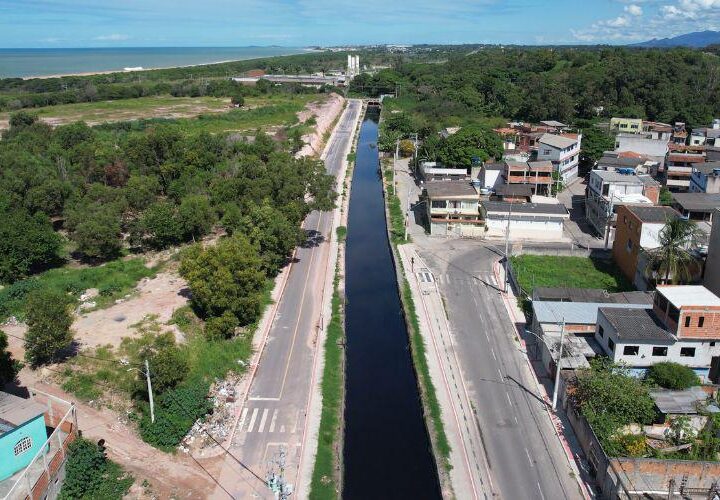 Obras de Macrodrenagem no Canal do Congo avançam na região da Barra do Jucu