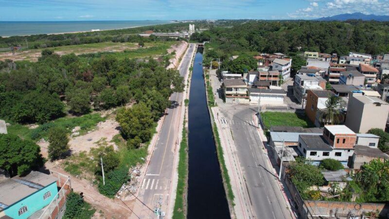 Obras de Macrodrenagem no Canal do Congo avançam na região da Barra do Jucu
