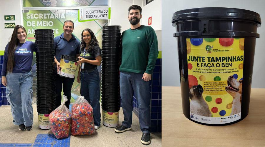 Padarias passam a coletar tampinhas em apoio a projeto ambiental de Vila Velha