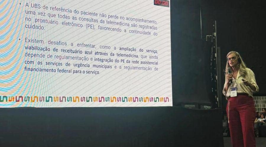 Projeto de telemedicina da Secretaria de Saúde é destaque em congresso nacional