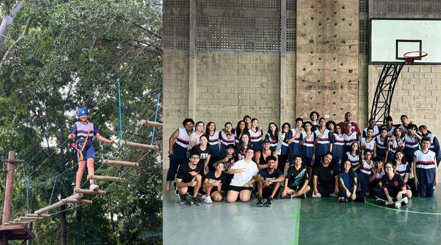 Estudantes exploram práticas esportivas no Parque da Ufes