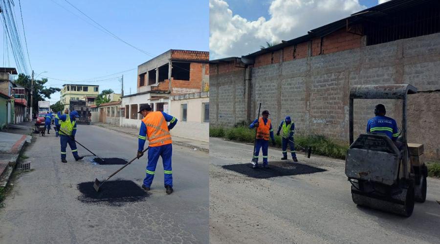 Mais de 30 toneladas de asfalto são aplicadas diariamente na operação tapa-buracos