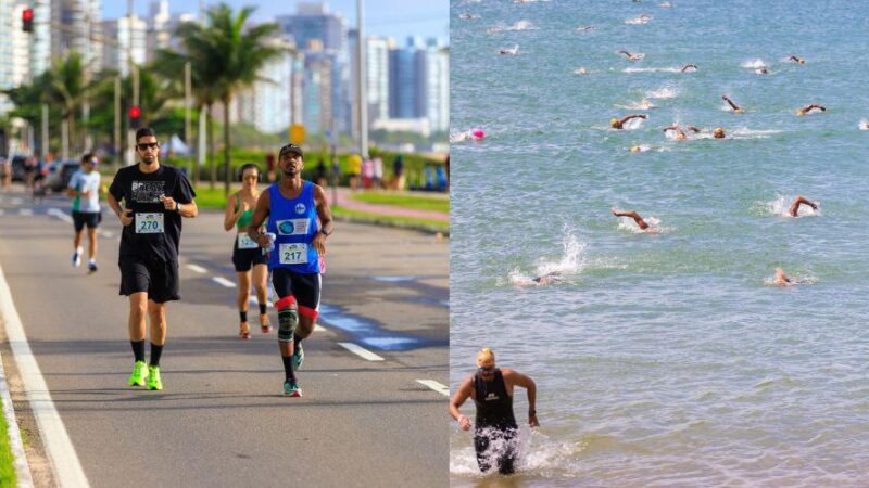 Domingo tem disputa do aquathlon brasileiro na Praia de Itaparica