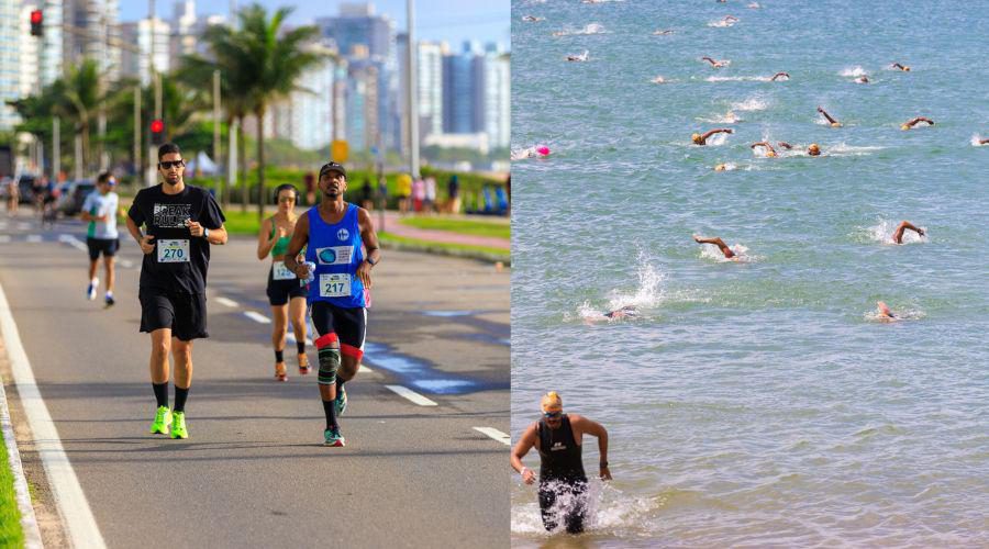 Domingo tem disputa do aquathlon brasileiro na Praia de Itaparica