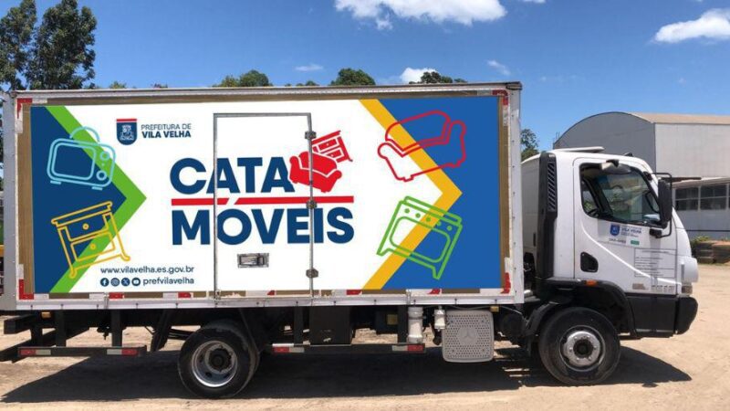 Cata-móveis, cata-treco e cata-galho realizam 600 coletas por mês na cidade