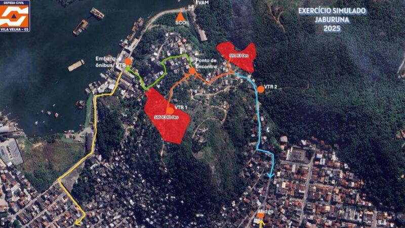 Simulado histórico de desastre natural será realizado neste sábado em Jaburuna