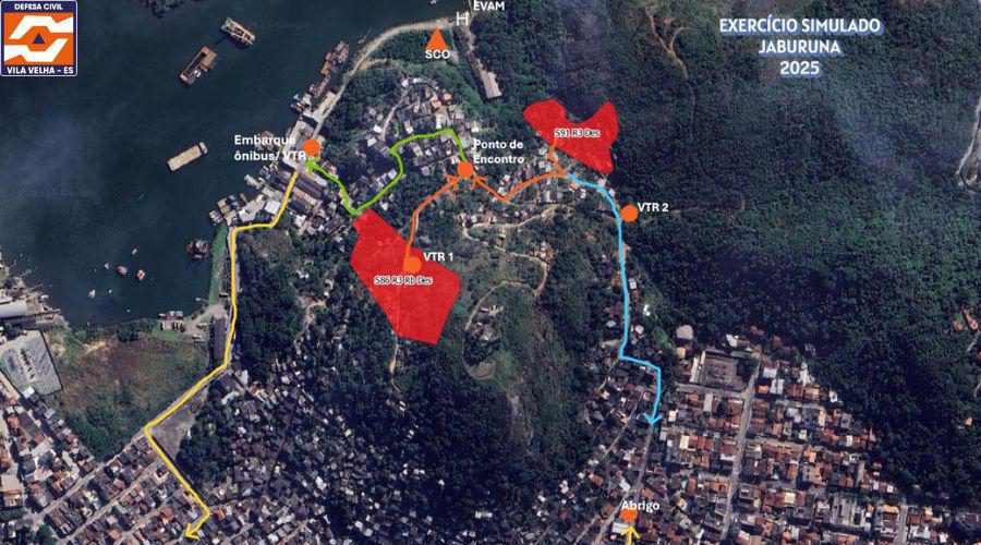 Simulado histórico de desastre natural será realizado neste sábado em Jaburuna
