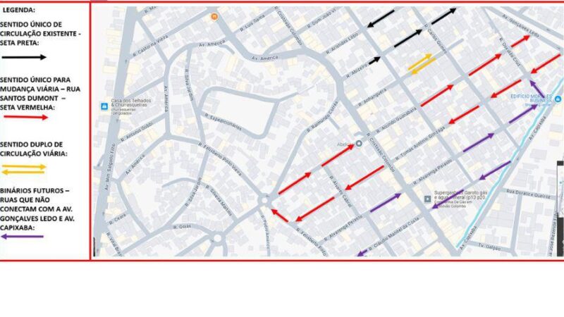 Alterações no trânsito da Avenida Cristóvão Colombo começam nesta terça-feira