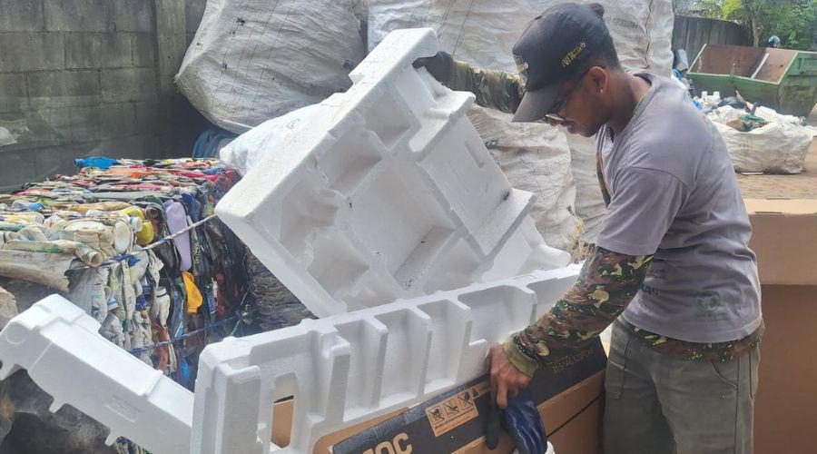 Cidade passa a contar com serviço de coleta de isopor para reciclagem