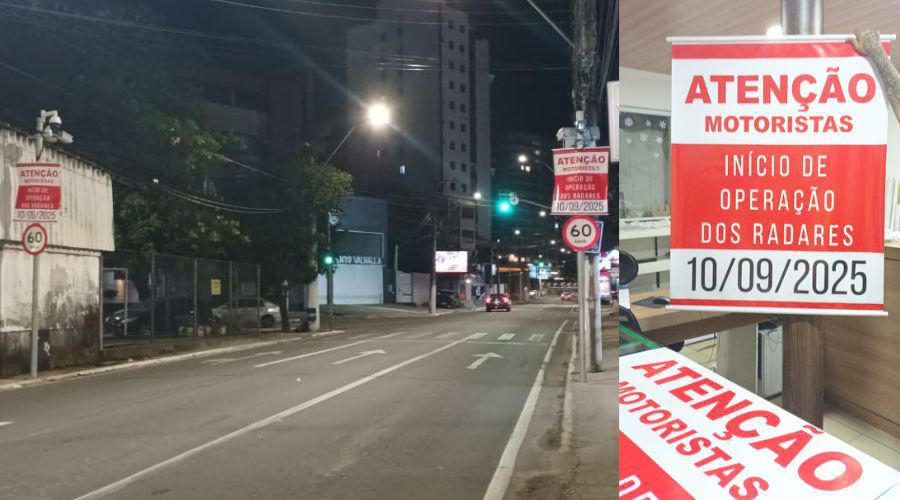 Vila Velha passa a ter seis novos radares em operação a partir de quarta-feira dia 10