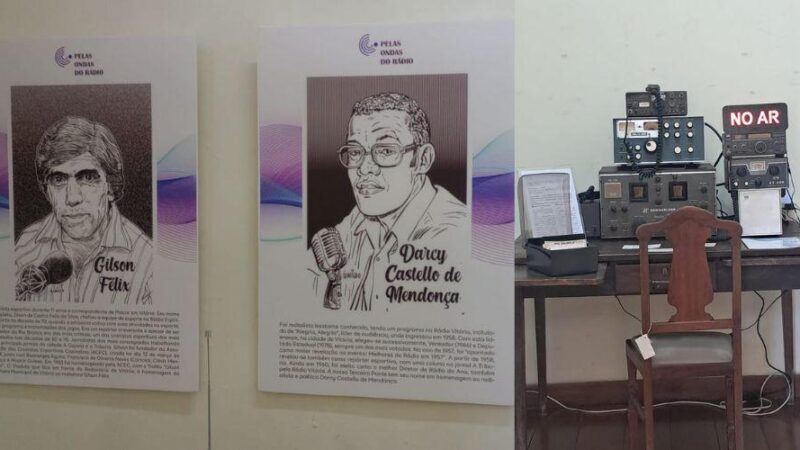 Exposição retrata a história do rádio e presta homenagem a profissionais capixabas