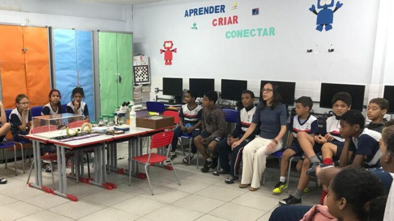 Escolas recebem ações educativas sobre prevenção de acidentes com animais peçonhentos