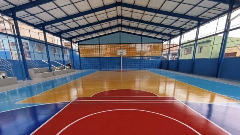 Nova quadra poliesportiva será inaugurada pela Prefeitura em Ilha da Conceição na sexta-feira