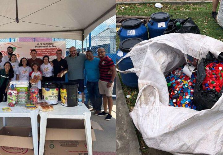 Ação em Vila Velha arrecada mais de 70 mil tampinhas no Dia Mundial do Pão