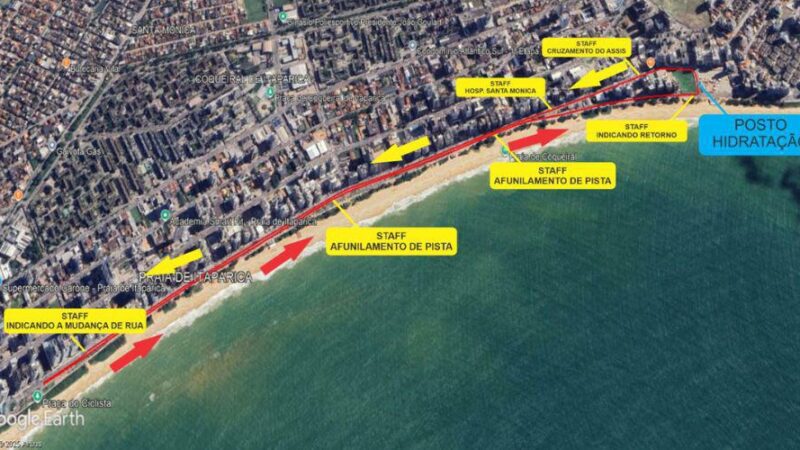 Vias da Praia de Itaparica serão interditadas neste domingo para corrida de rua