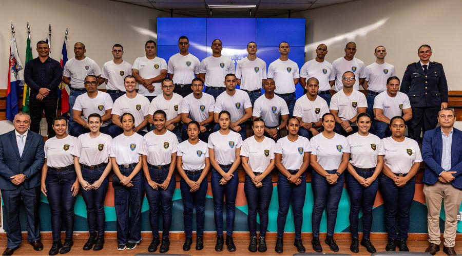 Trinta novos agentes iniciam formação na Guarda Municipal de Vila Velha