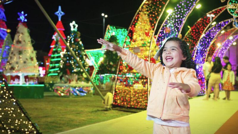 Iluminação, comidas típicas e atrações animam a Vila Natalina até 6 de janeiro