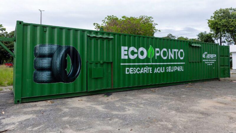 Vila Velha abre novo ecoponto para descarte de pneus usados