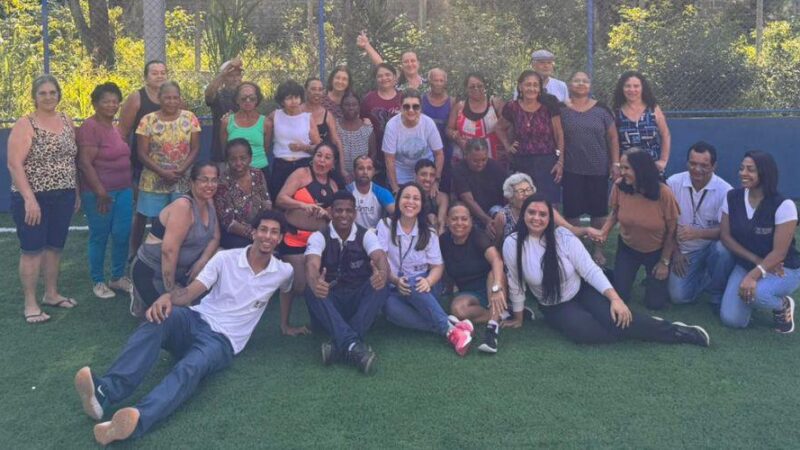Projeto estimula vida saudável e aproxima população de agentes comunitários
