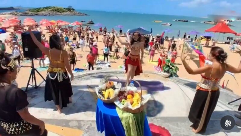 Arena de Verão oferece aula gratuita de dança cigana e dança do ventre, na Praia da Costa