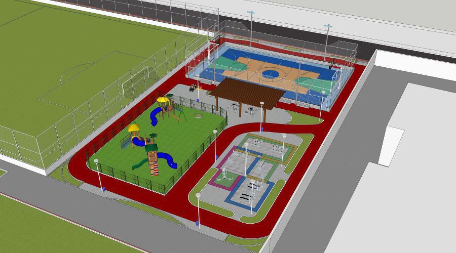 Prefeito Arnaldinho Borgo autoriza início das obras da Praça de Morada da Barra