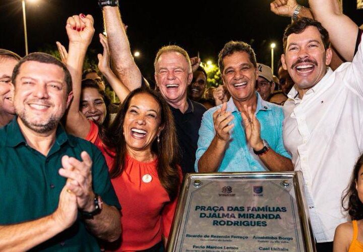 Prefeito e governador oficializam entrega de área de lazer no Novo México