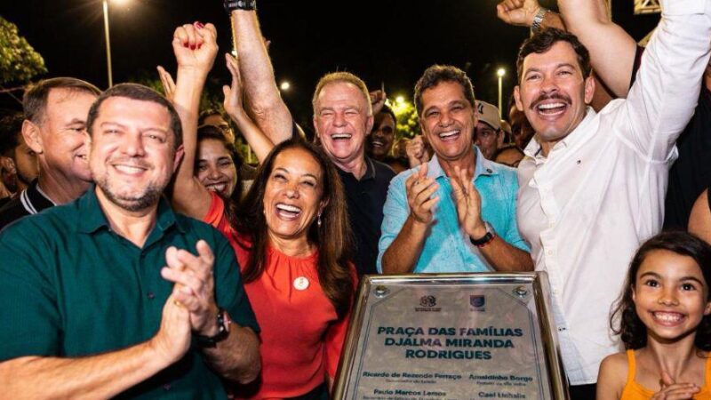 Prefeito e governador oficializam entrega de área de lazer no Novo México