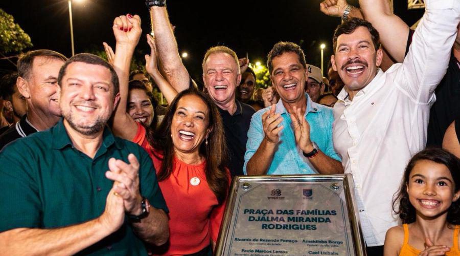 Prefeito e governador oficializam entrega de área de lazer no Novo México