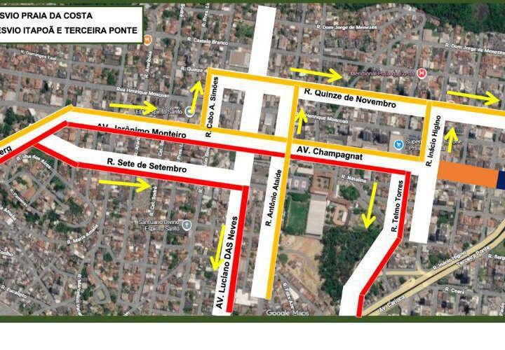Demolição da ponte da Avenida Champagnat altera trânsito a partir de terça-feira