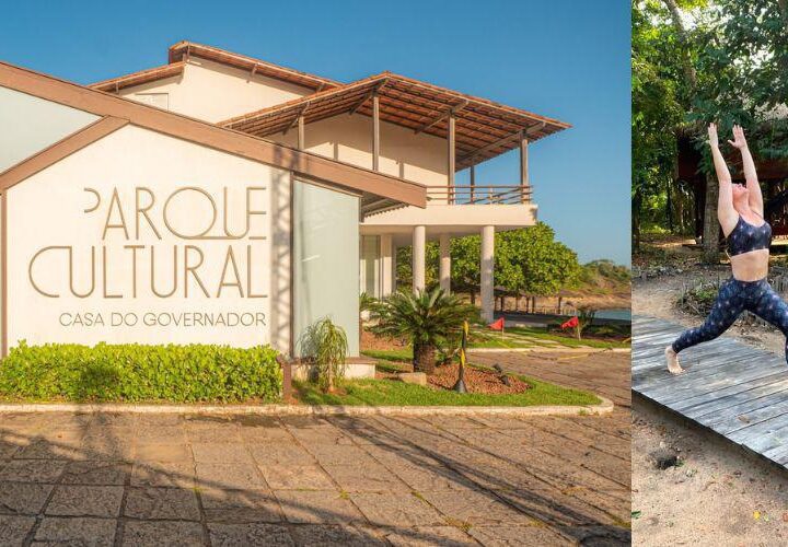Aulas gratuitas de ioga movimentam o Parque Cultural Casa do Governador