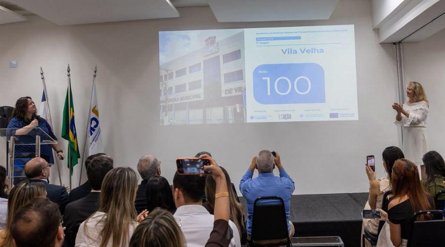 Ranking 2026 coloca Vila Velha entre os destaques em transparência e governança