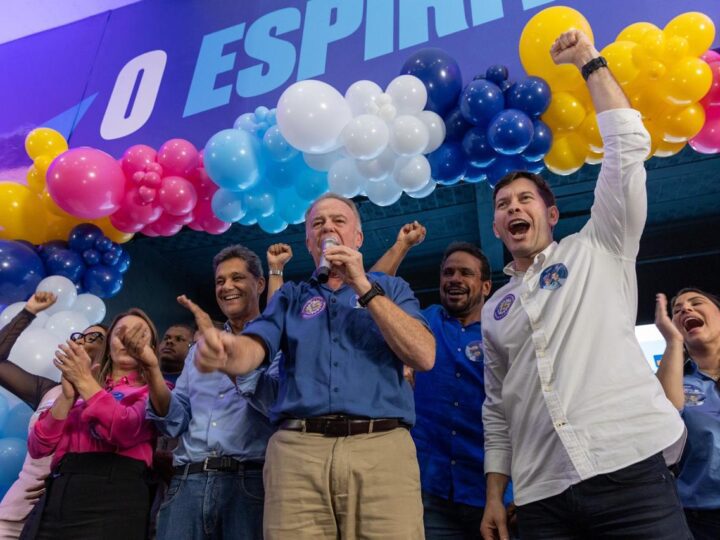 Evento político em Vila Velha reúne Arnaldinho, Ferraço e Casagrande em lançamento de candidaturas