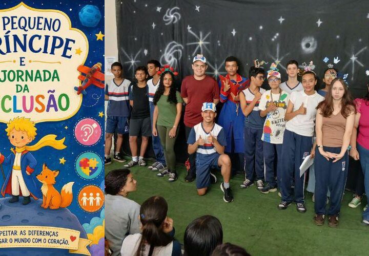 Alunos levam mensagem de inclusão ao palco em peça inspirada em “O Pequeno Príncipe”