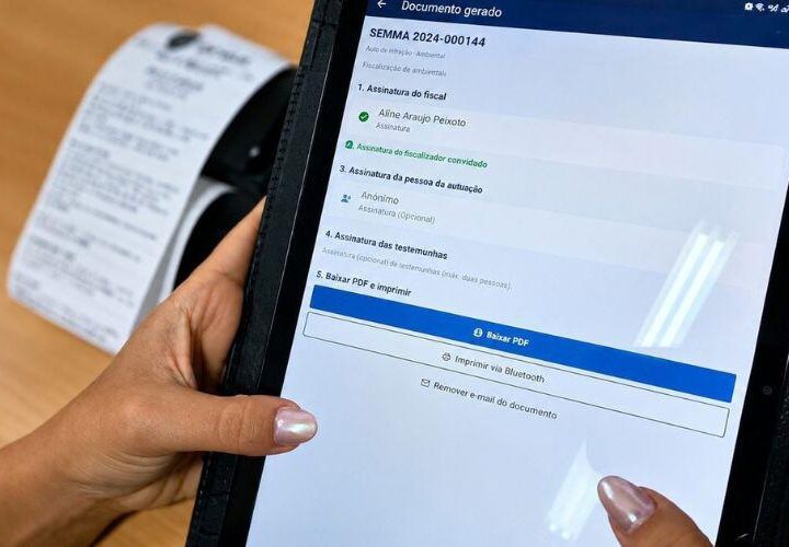 Prefeitura moderniza fiscalização ambiental com emissão de autuações online