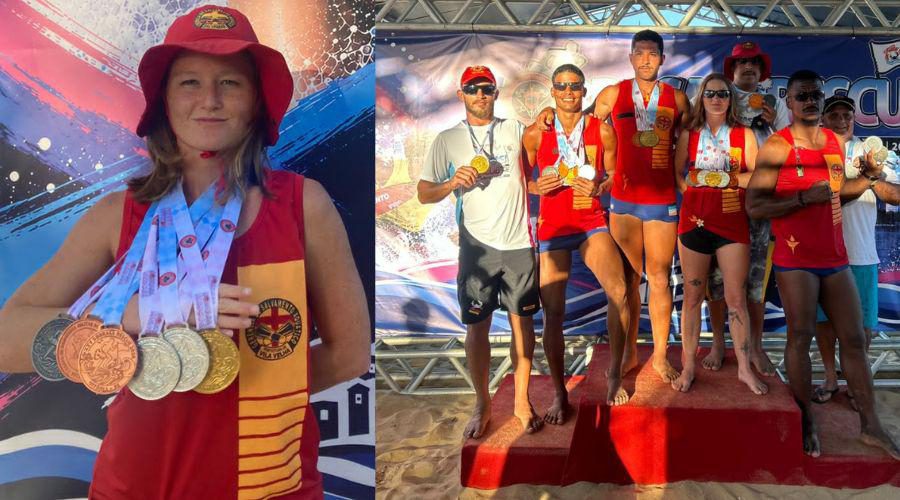 Guarda-vidas de Vila Velha se destacam com 20 medalhas em torneio