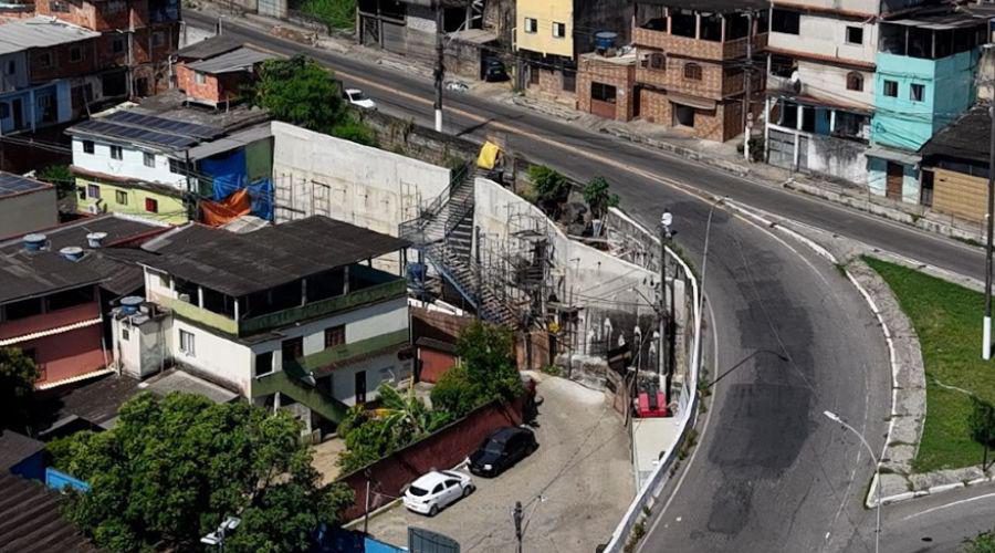 Obra de contenção de encosta é inaugurada e reforça a segurança em Cobi de Baixo