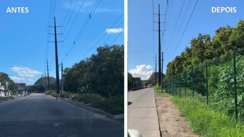 Obras concluídas de cercamento do Parque Natural Morro da Manteigueira