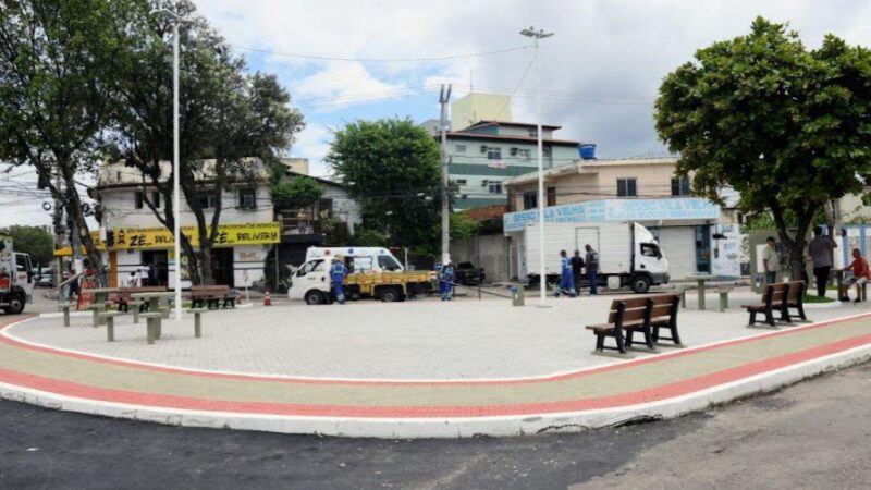 Aribiri ganha praça revitalizada para lazer e convivência da comunidade