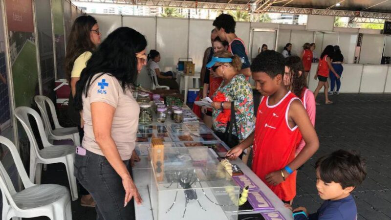 Arena de Verão recebe ações de Vacinação e Educação em Saúde diariamente