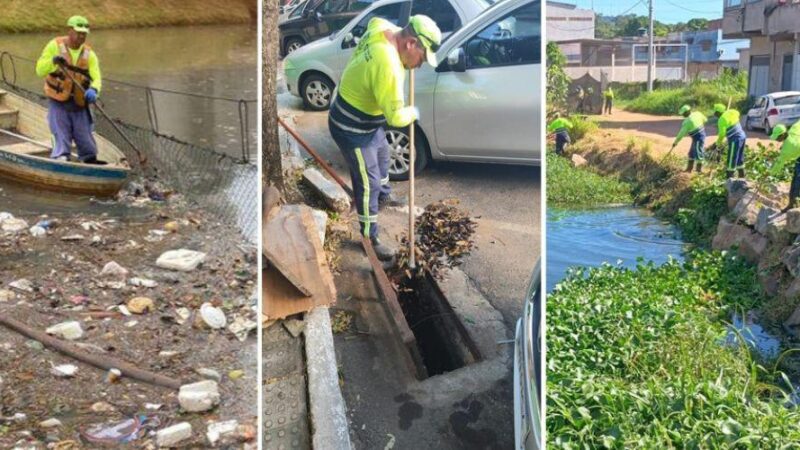 Prefeitura de Vila Velha intensifica limpeza diária e realiza mutirões preventivos